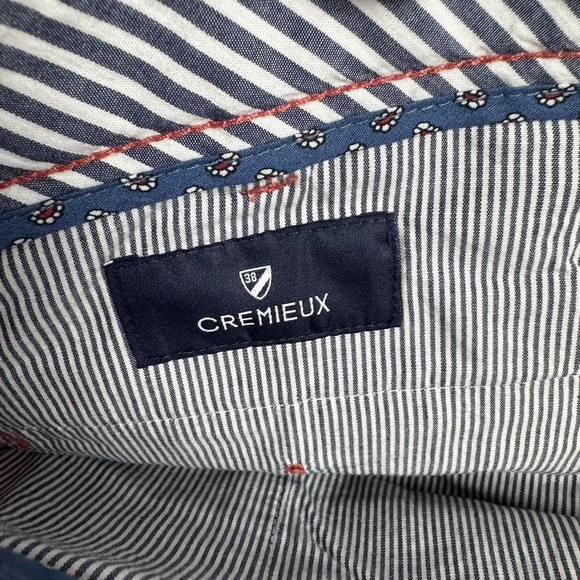 Cremieux Pants Mens 36x32 Pink Coral Chino Madison Cotton Casual Straight NEW - Picture 4 of 9